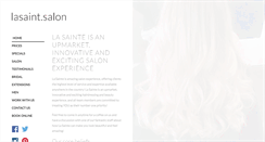 Desktop Screenshot of lasainte.com.au